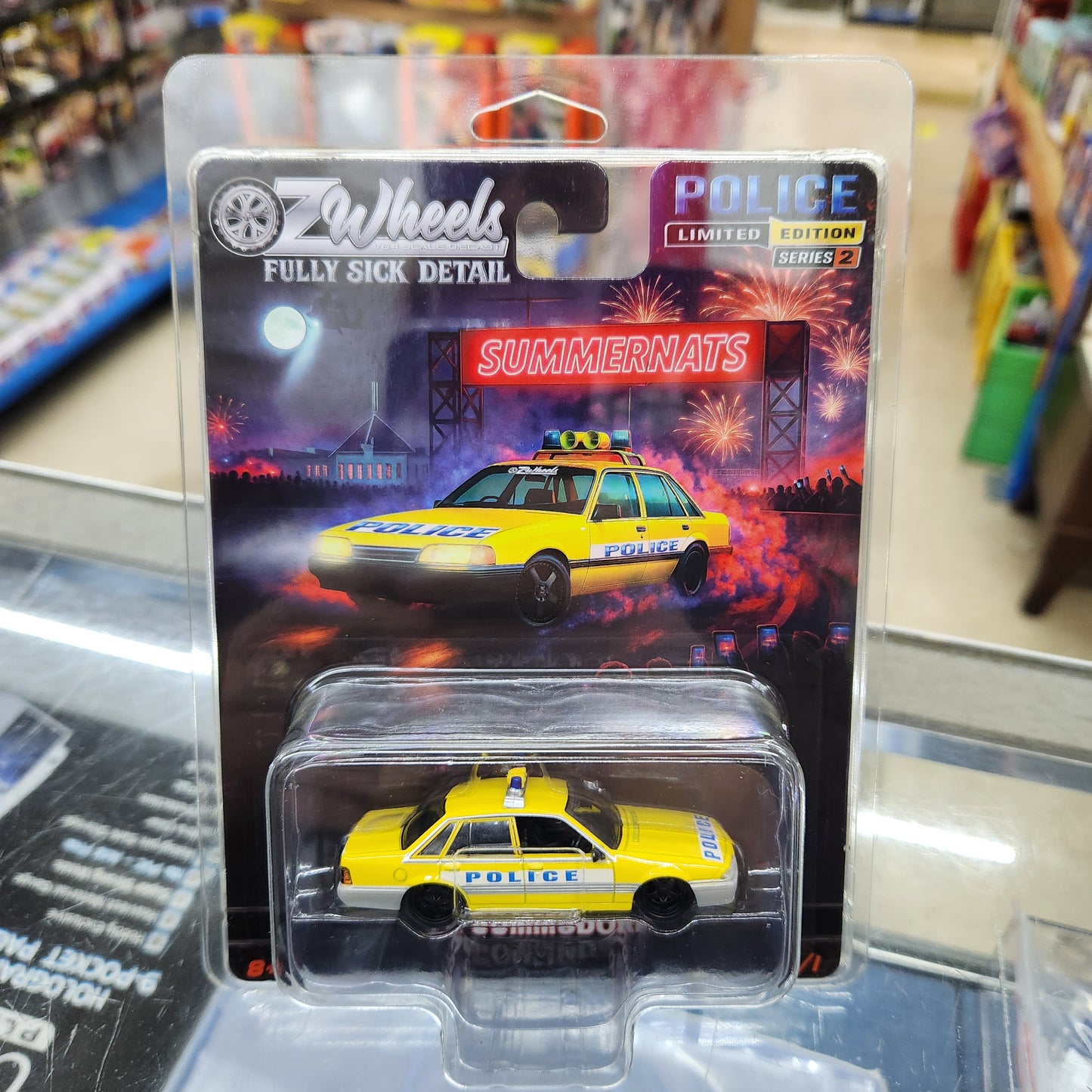 Oz Wheels - Holden VL BT1 'Scalper Patrol' Police Car - 1:64 Scale