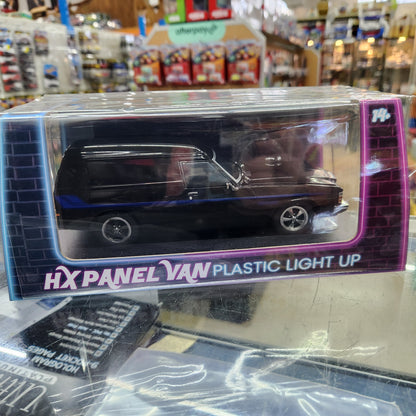 DDA - Holden HX Panel Van (Black) - Light Up - 1:24 Scale