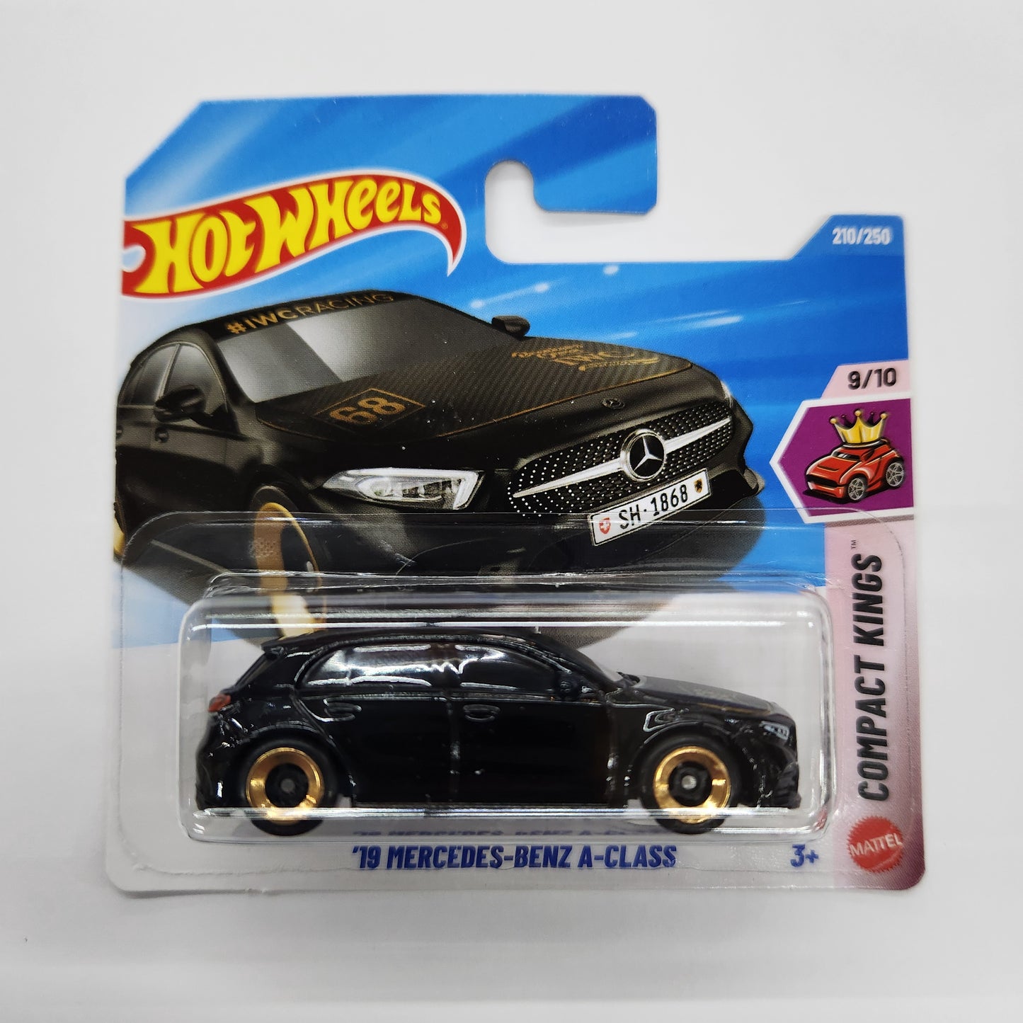 Hot Wheels - 2019 Mercedes-Benz A-Class (Black) - Short Card