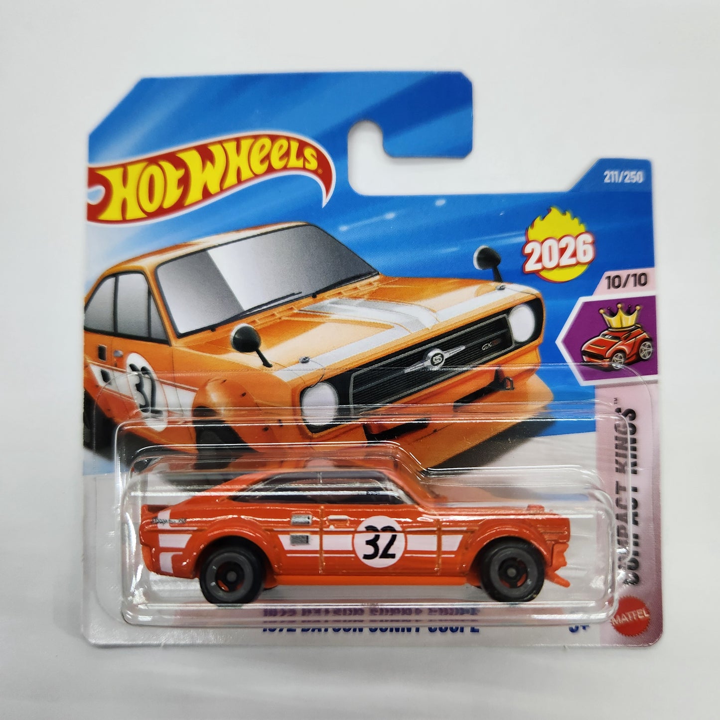 Hot Wheels - 1972 Datsun Sunny Coupe - Short Card