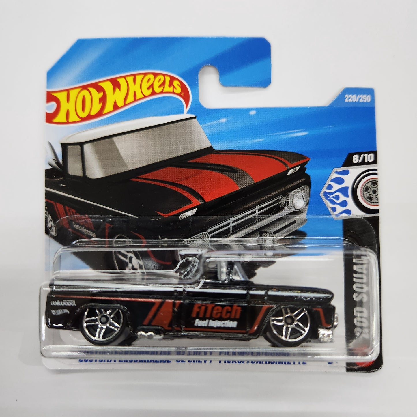 Hot Wheels - Custom 1962 Chevy Pickup 'FiTech' - Short Card