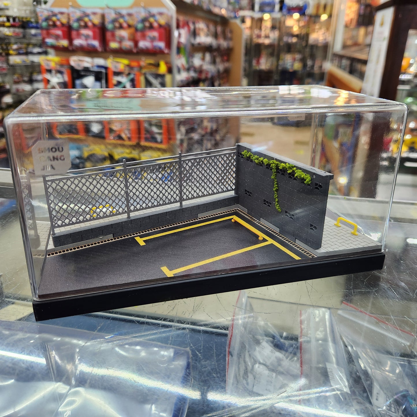 Diorama - Street Parking Lot (Single Carpark) - 1:64 Scale