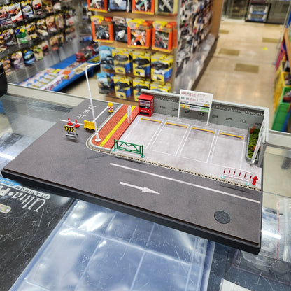 Diorama - Japanese Style Parking Lot Scene (Large) - 1:64 Scale
