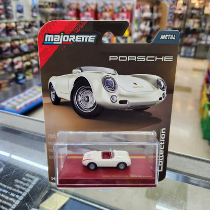Majorette - Collection Series (Wave 5) - 1955 Porsche 550 Spyder (Cream) - 1:64 Scale