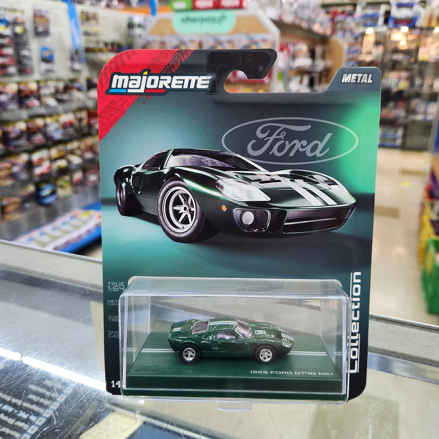Majorette - Collection Series (Wave 5) - 1965 Ford GTHO Mk1 (Racing Green) - 1:64 Scale