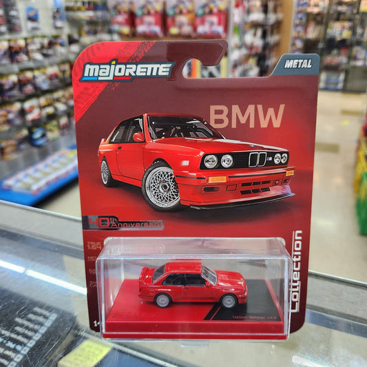 Majorette - Collection Series (Wave 5) - 1986 BMW M3 (Red) - 1:64 Scale
