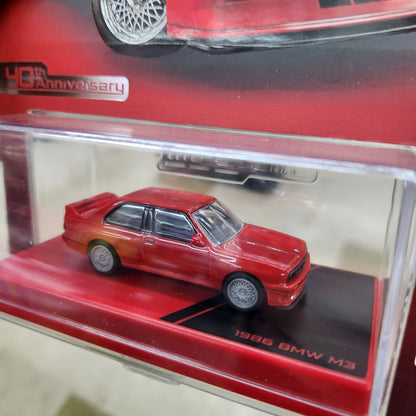 Majorette - Collection Series (Wave 5) - 1986 BMW M3 (Red) - 1:64 Scale
