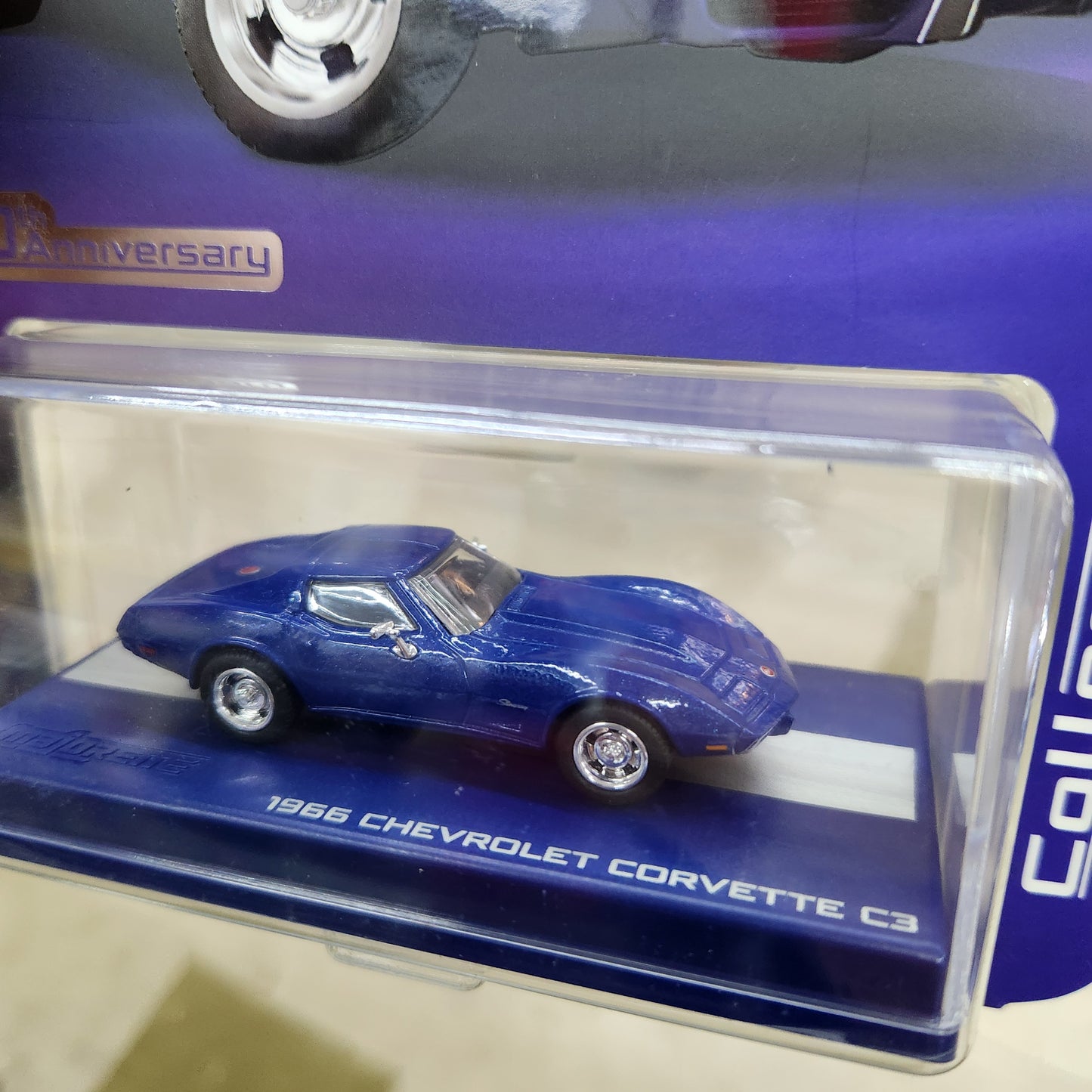 Majorette - Collection Series (Wave 5) - 1966 Chevrolet Corvette C3 (Royal Blue) - 1:64 Scale