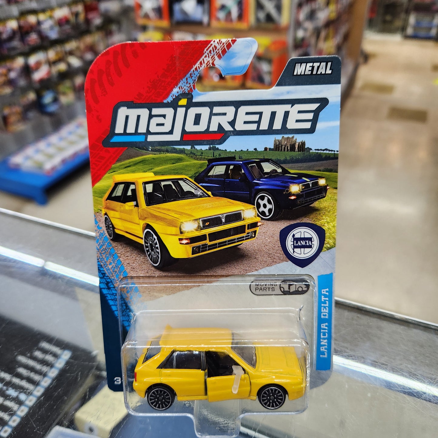 Majorette - Lancia Delta Integrale (Yellow) - 1:64 Scale