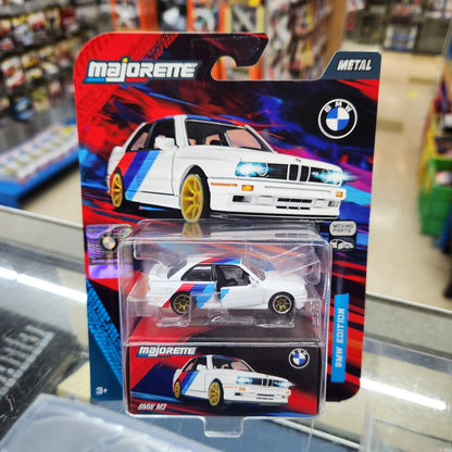Majorette - BMW Deluxe Cars - BMW M3 (E30) - Red/White/Blue - 1:64 Scale