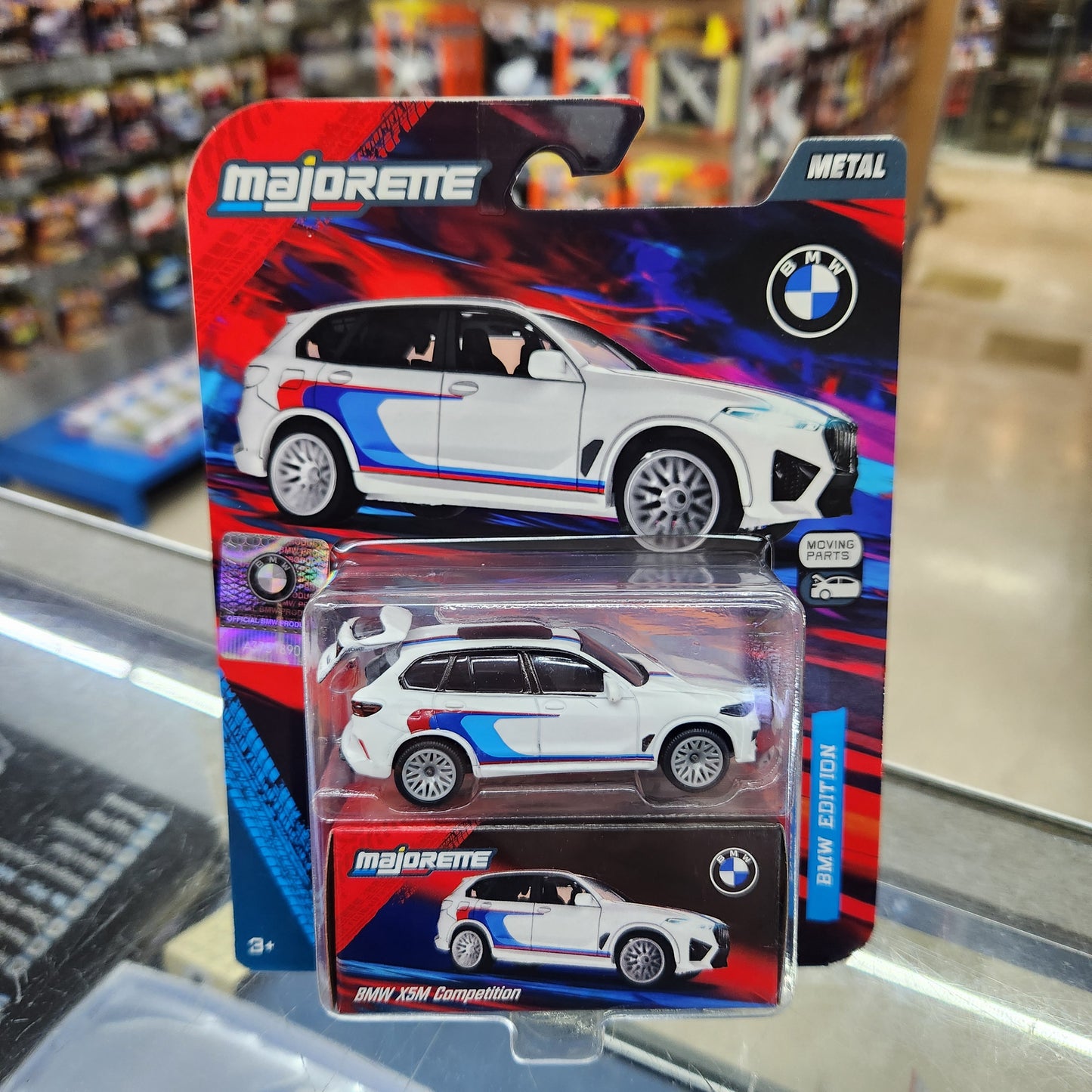 Majorette - BMW Deluxe Cars - BMW X5M Competition (Red/White/Blue) - 1:64 Scale