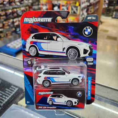 Majorette - BMW Deluxe Cars - BMW X5M Competition (Red/White/Blue) - 1:64 Scale