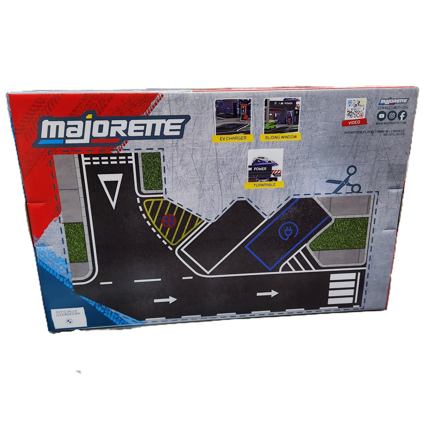 Majorette - BMW Service & Showroom Set + 1 Vehicle - 1:64 Scale