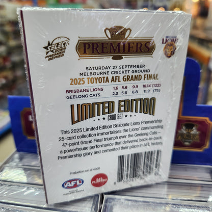 Select - 2025 AFL Brisbane Lions Premiers Limited Edition Card Set