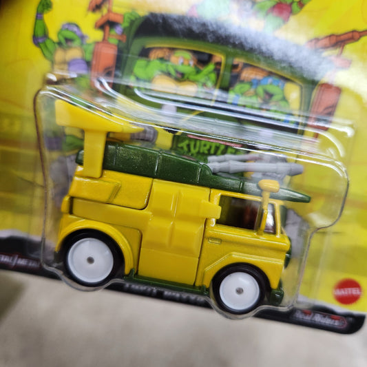 Hot Wheels Premium - Pop Culture (2024 Mix 5)- TMNT 'Party Wagon'