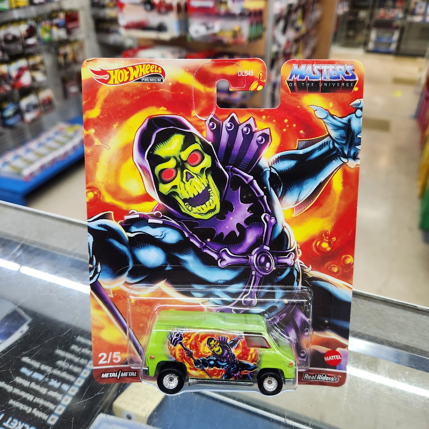 Hot Wheels Premium - Pop Culture (2021 Retro Entertainment) - 70's Van 'MOTU Skeletor'
