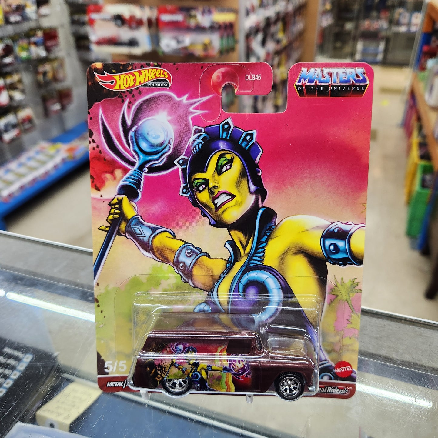 Hot Wheels Premium - Pop Culture (2021 Retro Entertainment) - '55 Chevy Panel 'MOTU Evil-Lyn'