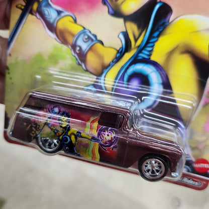Hot Wheels Premium - Pop Culture (2021 Retro Entertainment) - '55 Chevy Panel 'MOTU Evil-Lyn'