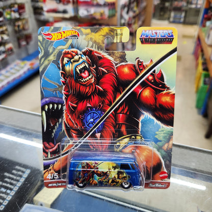 Hot Wheels Premium - Pop Culture (2021 Retro Entertainment) - VW T1 Panel Bus 'MOTU Beast Man'