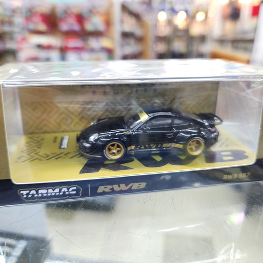 Tarmac Works - Porsche RWB 997 (Black/Gold) - 1:64 Scale