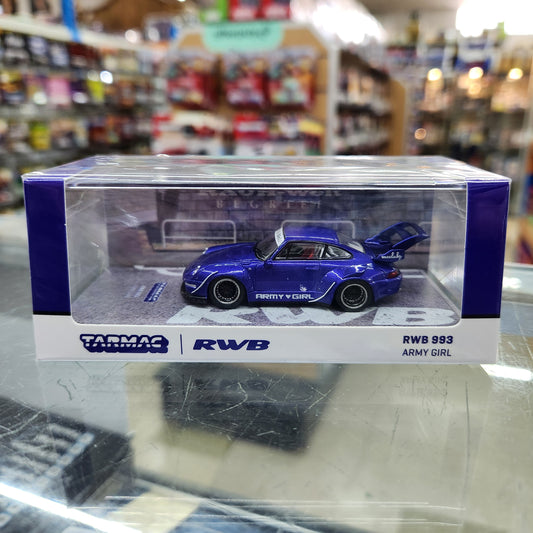 Tarmac Works - Porsche RWB 993 'Army Girl' - 1:64 Scale