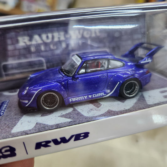 Tarmac Works - Porsche RWB 993 'Army Girl' - 1:64 Scale