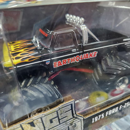 Greenlight - Kings of Crunch Monster Trucks (Series 2) - 1975 Ford F-250 'Earthquake' - 1:43 Scale