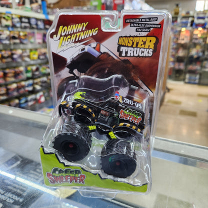 Johnny Lightning - Monster Truck - 'Creep Sweeper' (Black Wheels) - 1:43 Scale