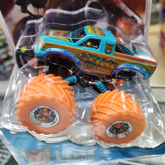 Johnny Lightning - Monster Truck - 'Tiki Terror' (Orange Wheels) - 1:43 Scale
