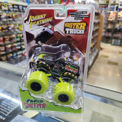 Johnny Lightning - Monster Truck - 'Creep Sweeper' (Lime Wheels) - 1:43 Scale