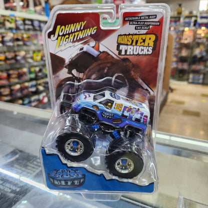 Johnny Lightning - Monster Truck - 'Frost Bite' (Black Wheels) - 1:43 Scale