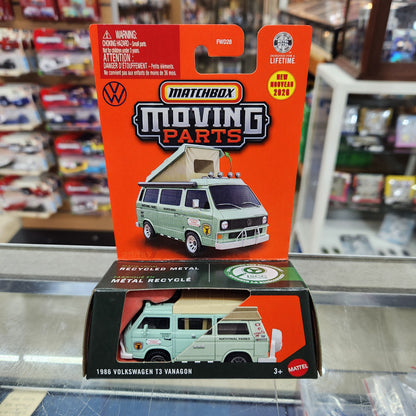 Matchbox - Moving Parts - 1986 Volkswagon T3 Vanagon Camper - 1:64 Scale