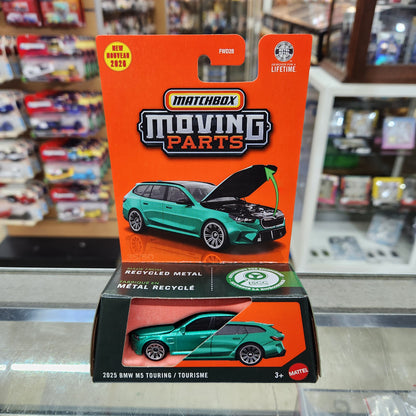 Matchbox - Moving Parts - 2025 BMW M5 Touring (Green) - 1:64 Scale