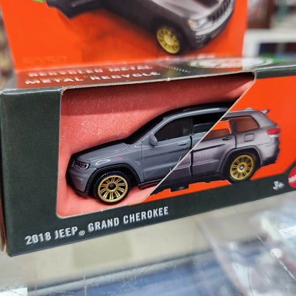 Matchbox - Moving Parts - 2018 Jeep Grand Cherokee (Grey) - 1:64 Scale
