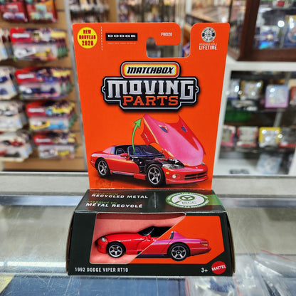 Matchbox - Moving Parts - 1992 Dodge Viper RT10 (Red) - 1:64 Scale