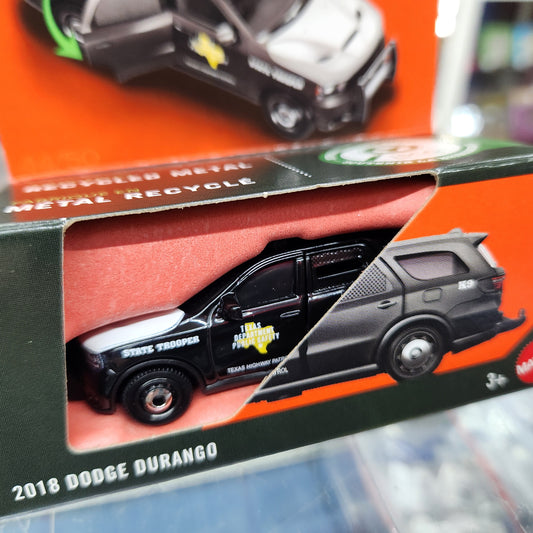 Matchbox - Moving Parts - 2018 Dodge Durango Police Car - 1:64 Scale