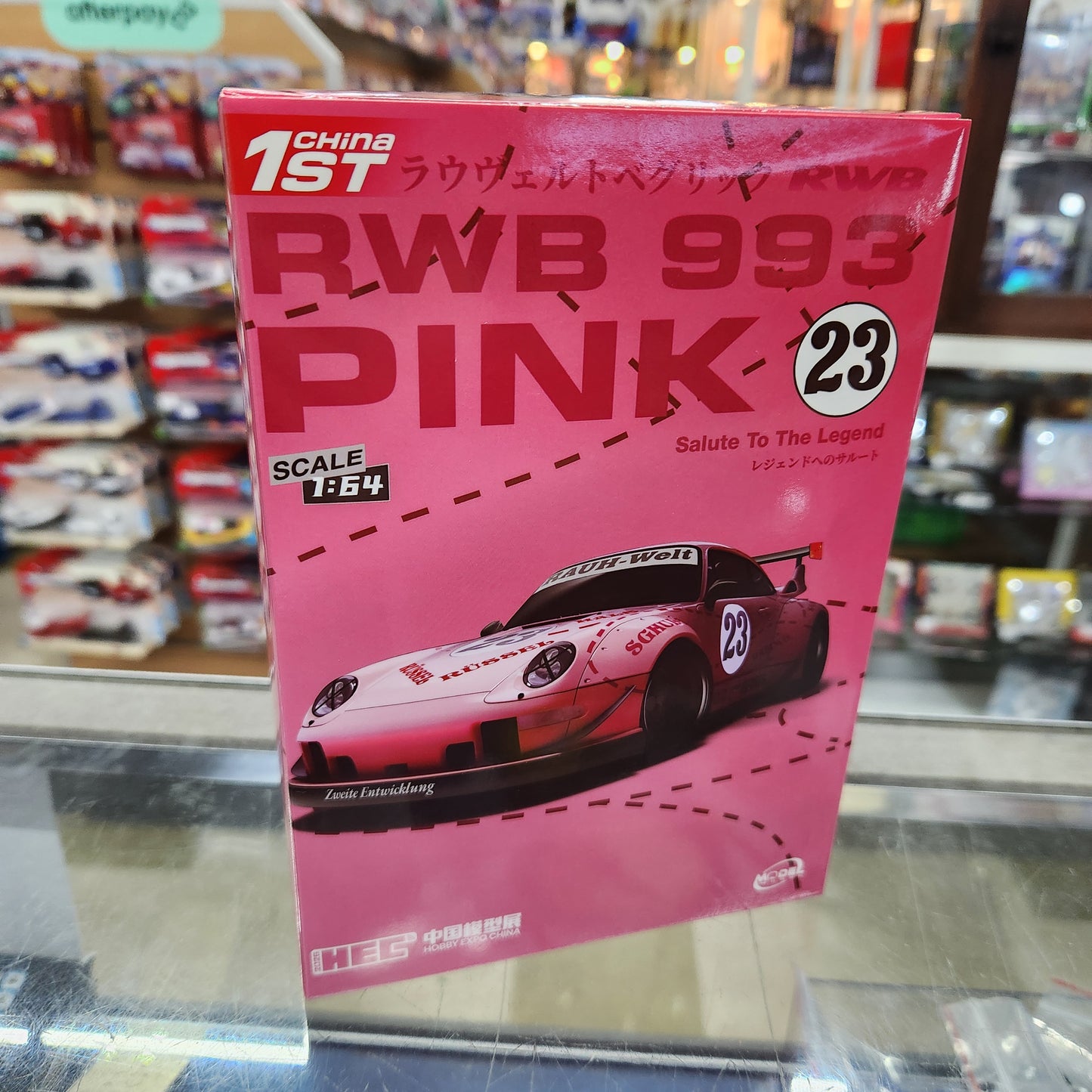 ModelModel - Porsche RWB 993 'Pink Pig Tribute' - 2026 HEC -1:64 Scale