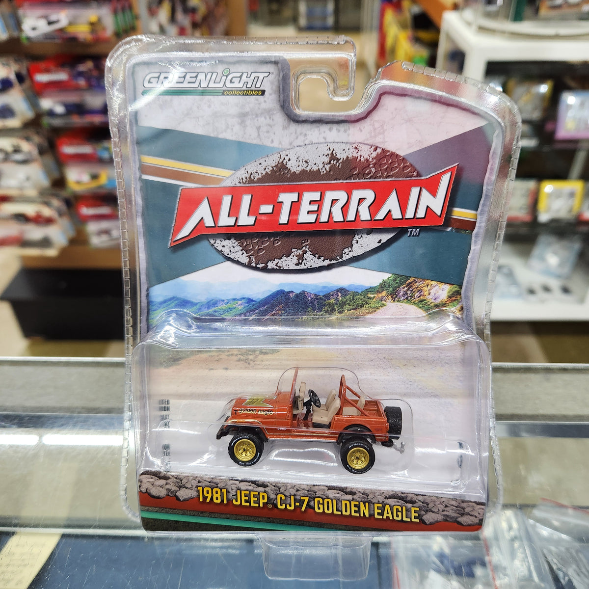 Greenlight - All-Terrain Series 13 - 1981 Jeep CJ-7 Golden Eagle