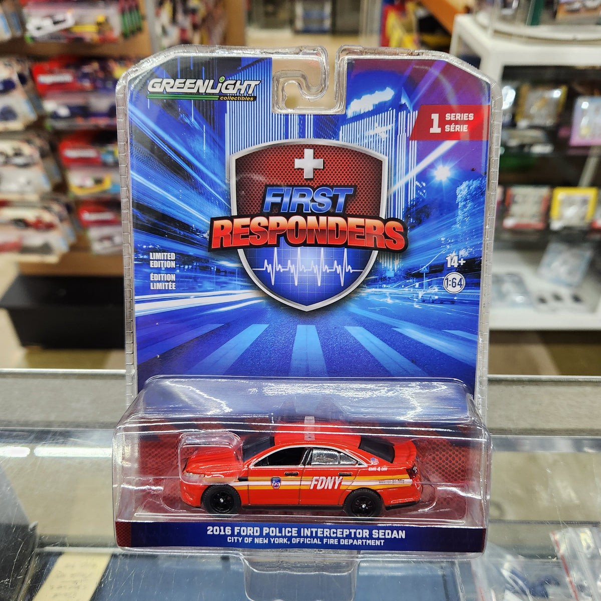 Greenlight - First Responders Series 1 - 2016 Ford Police Interceptor Sedan 'City of New York'
