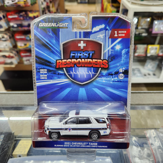 Greenlight - First Responders Series 1 - 2021 Chevrolet Tahoe 'Blooming Grove Volunteer'