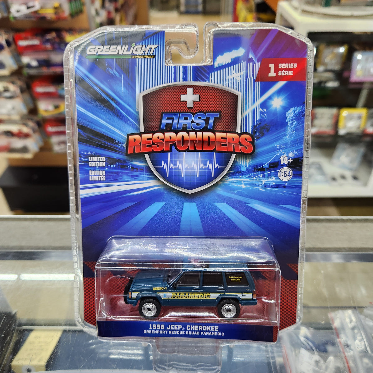 Greenlight - First Responders Series 1 - 1998 Jeep Cherokee 'Greenport Rescue'