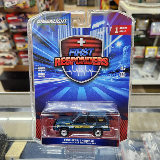 Greenlight - First Responders Series 1 - 1998 Jeep Cherokee 'Greenport Rescue'