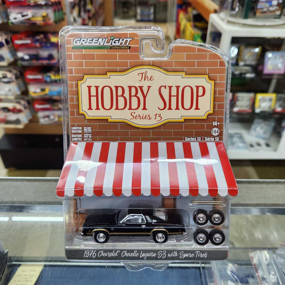 Greenlight - The Hobby Shop Series 13 - 1976 Chevrolet Chevelle Laguna S3 with Spare Tyres
