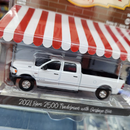 Greenlight - The Hobby Shop Series 13 - 2021 RAM 2500 Tradesman with Garbage Bin