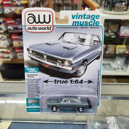 Auto World - 2022 Premium Series R2 Vers A. - 1971 Dodge Swinger 340 Special - 1:64 Scale