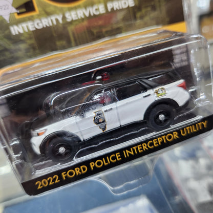 Greenlight - 100 Years of Illinois State Police - 2022 Ford Police Interceptor Utility - 1:64 Scale