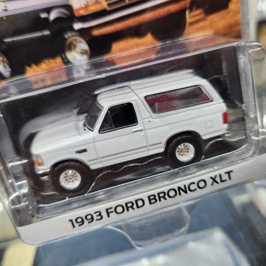 Greenlight - 1993 Ford Bronco XLT 'OJ Simpson' (White) - 1:64 Scale