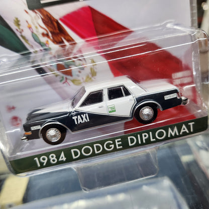Greenlight - 1984 Dodge Diplomat 'Tijuana Mexico Taxi' - 1:64 Scale