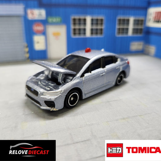 TOMICA - No.2 Subaru WRX S4 Unmarked Police Car - 1:62 Scale