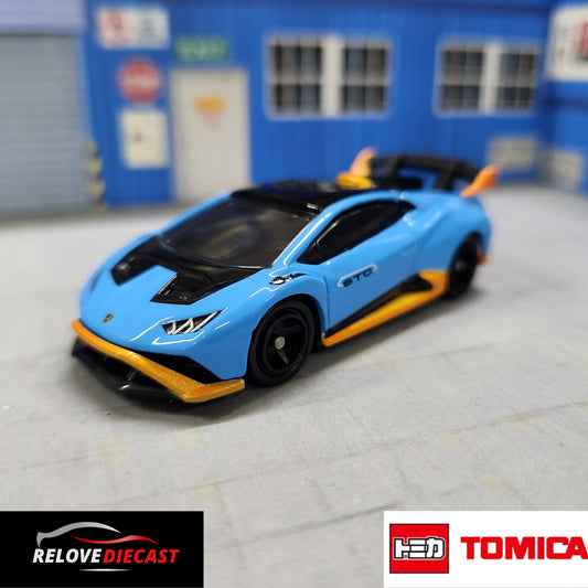 TOMICA - No.11 Lamborghini Huracan STO (Blue/Yellow) - 1:62 Scale